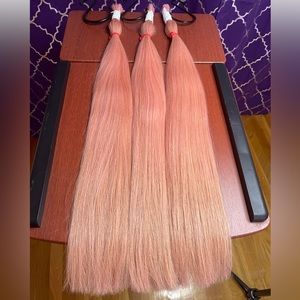 Slavic Human Luxury Hair.Pink.              Total:300g(0.661 lb).Price:100g-$280